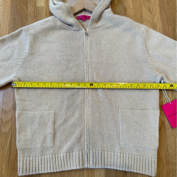NWT The Elder Statesman Khaki Plait WMNS Cashmere Zip Hoodie - Picture 5 of 7